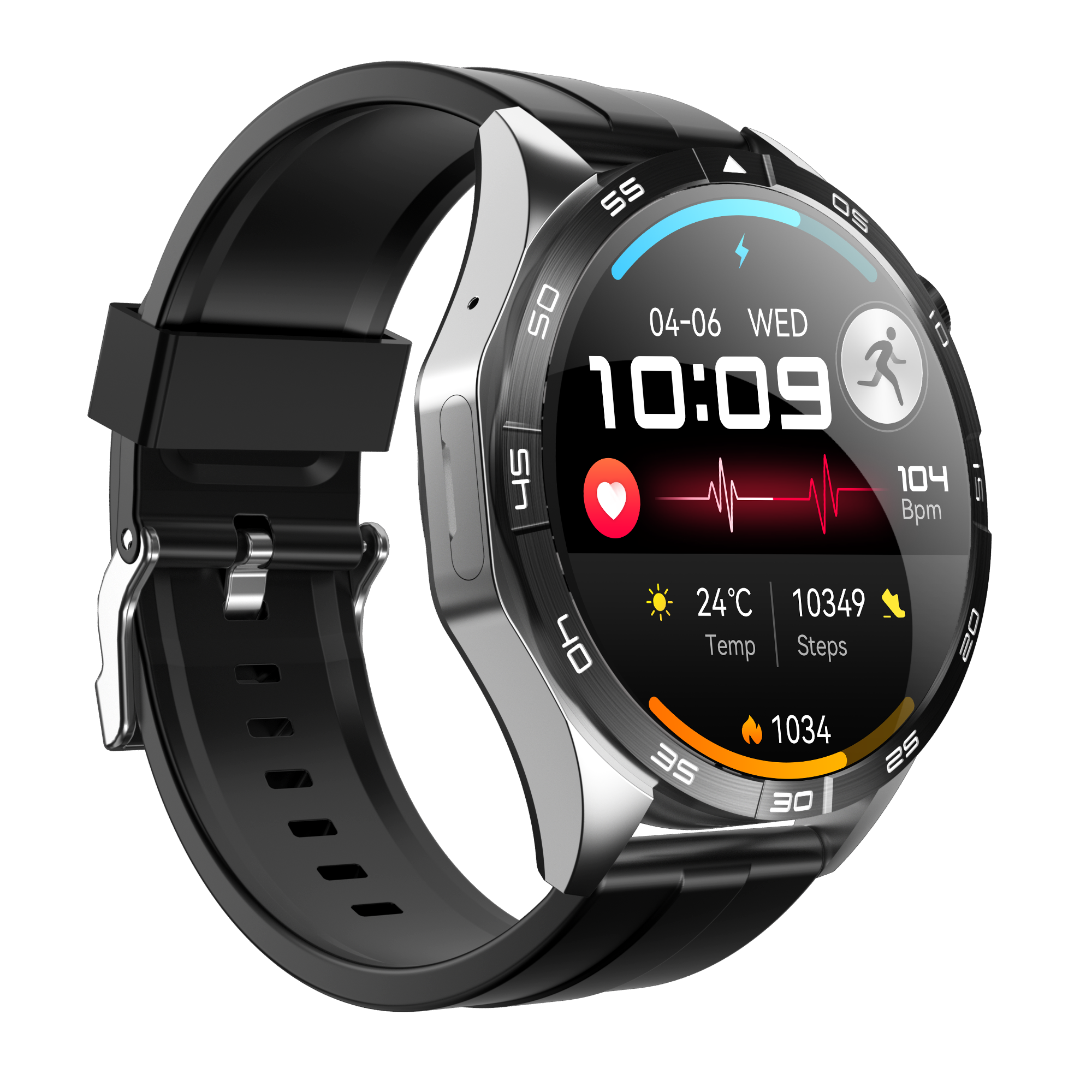 2024 Q83 1.43inch round WIFI GPS APP Download Sport watches sim card 4G phone Smartwatch with android